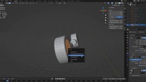 Как экструдировать фейсы во внутрь одновременно в Blender
