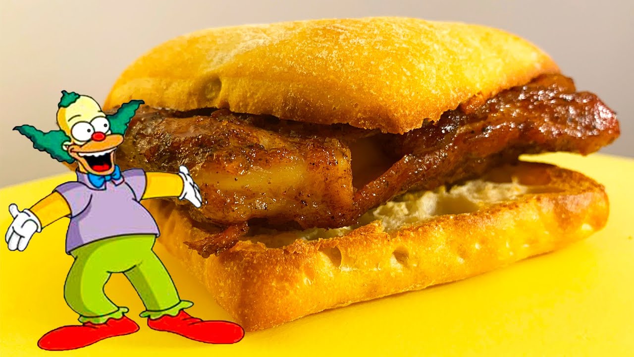 ПОВТОРЯЕМ ЕДУ ИЗ ФИЛЬМОВ - КРАСТИ БУРГЕР ИЗ СИМПСОНОВ (СЕКРЕТНЫЙ ИНГРЕДИЕНТ) смотреть онлайн