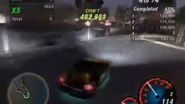 Need For Speed Underground 2 Drift 100lvl смотреть онлайн