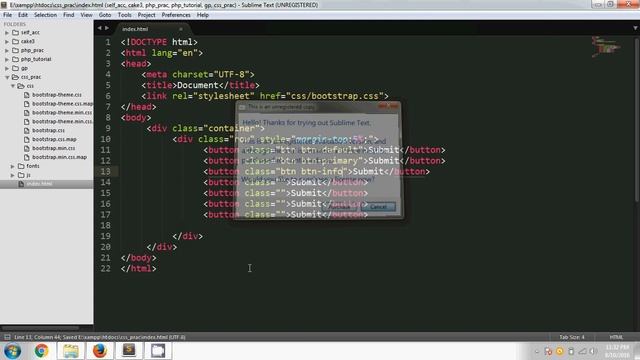 Bootstrap Buttons Bangla Tutorial смотреть онлайн