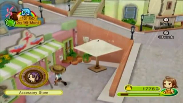 Harvest Moon Animal Parade Walkthrough | Part 18 - Rainy Day / Cutting Wood смотреть онлайн