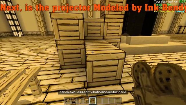 Showcasing My Bendy Addon(mod) Funiture And Weapons |Minecraft PE |BE