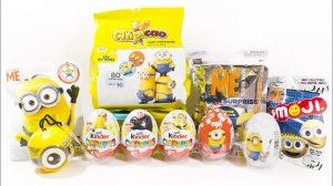 В гостях у МИНЬОНОВ! Гадкий я 3 Киндер Сюрприз MEGA BLOKS Mineez FUNKO MYMOJI Игрушки по мультику