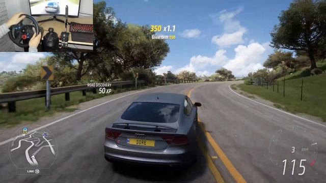 AUDI RS7 Twin Turbo -- Forza Horizon 5 | Logitech G29 gameplay. смотреть онлайн