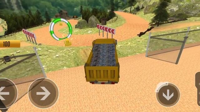 Offroad Garbage Truck Driving Simulator | Dump Truck Gameplay | Android Gameplay смотреть онлайн