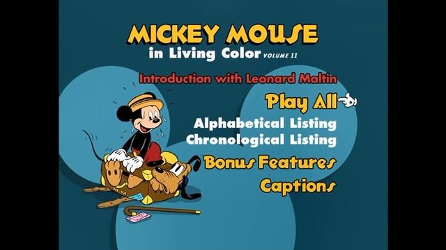 Walt Disney Treasures: Mickey Mouse In Living Color Volume Two Disc One Opening And Menu Walkthroug