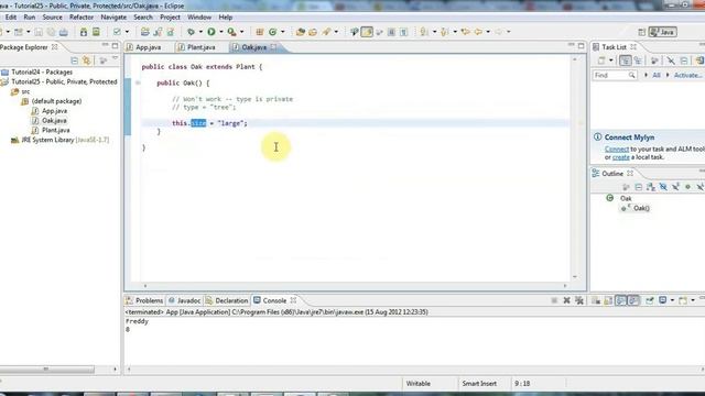 Learn Java Tutorial for Beginners | Part 25 | Public, Private and Protected | Methods in Java | смотреть онлайн