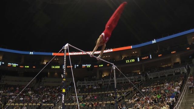 Kanji Oyama – Horizontal Bar – 2014 P&G Championships – Sr. Men Day 1 смотреть онлайн