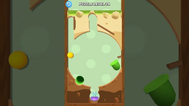 Sand balls puzzle level 24 TRICK (Sand city) смотреть онлайн