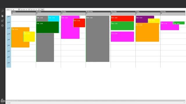 Javascript Event Booking Calendar | Demo смотреть онлайн
