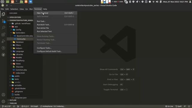 Codeigniter 4 Setup: How to install and use Composer смотреть онлайн