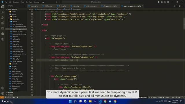 Admin Panel Teamplating for Online Clinic Website in PHP Project #Class12 Code Camp BD 2023 смотреть онлайн