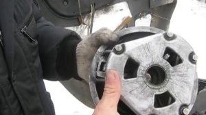 Снятие вариатора на снегоходе Тайга