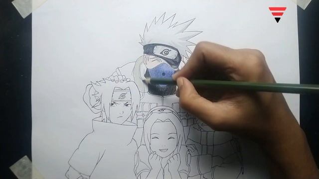 Drawing Team 7 from Naruto (Kakashi, Naruto, Sasuke, Sakura) - Pencilverse смотреть онлайн