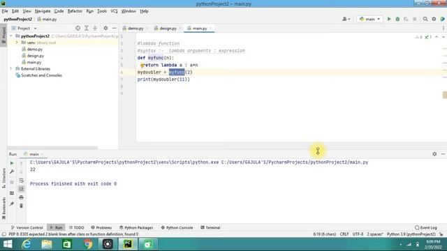 # 26 LAMBDA AND ARRAY IN PYTHON смотреть онлайн