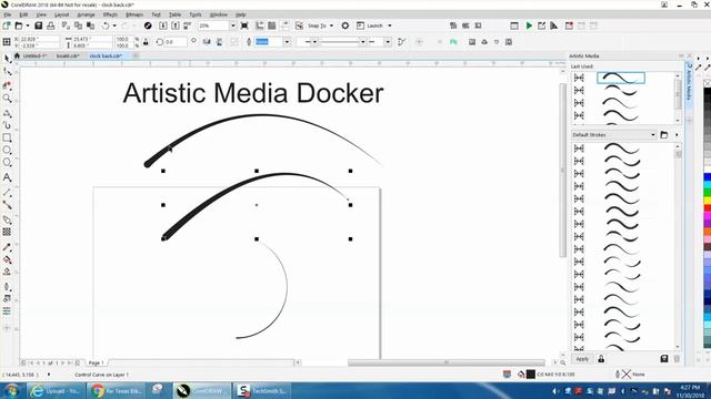 Corel Draw Tips & Tricks Artistic Media Docker смотреть онлайн