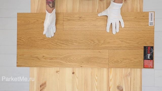 Инженерная доска Wood Bee Дуб Селект gloss 10% смотреть онлайн