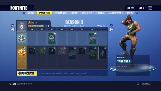 Fortnite take the L dance loser смотреть онлайн