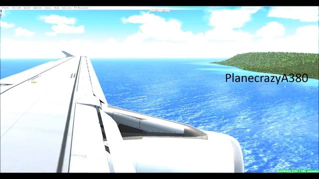 FSX HD - LAN A320 Landing Mataveri Easter Island SCIP смотреть онлайн