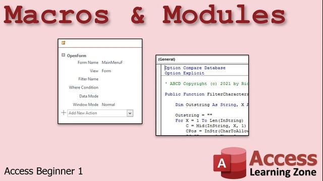 What are Macros & Modules in Microsoft Access? смотреть онлайн