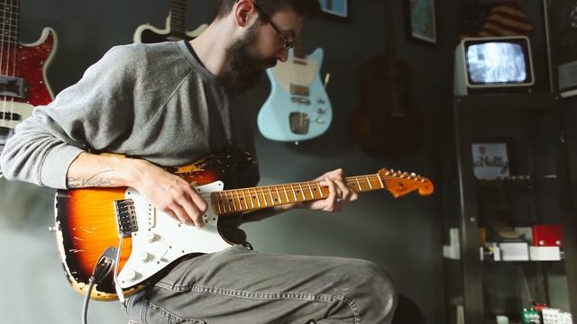 McNelly Nostalgia & Triple Scoop Stratocaster Pickup 'Side by side' demo смотреть онлайн