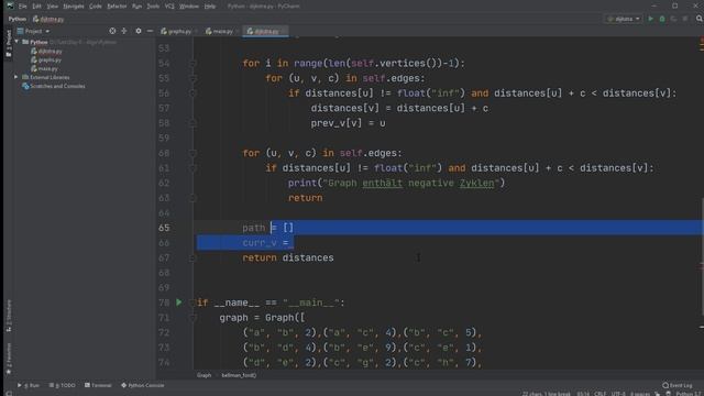Algorithmen und Datenstrukturen #45 - Der Bellman Ford Algorithmus in Python смотреть онлайн
