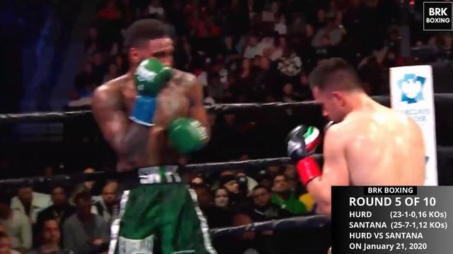 Jarrett Hurd (USA) vs Francisco Santana (USA) | BOXING fight, HD, 60 fps смотреть онлайн