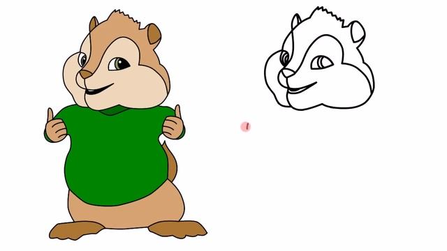 How to draw Theodore from Alvin and the Chipmunks step by step смотреть онлайн
