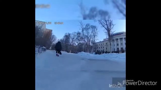 Моноколесо зимой. смотреть онлайн