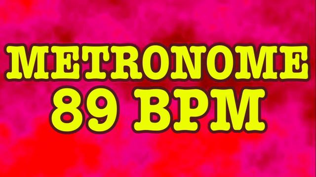 89 BPM Metronome - 10 Minutes - 89BPM Click Track - Psychedelic Metronome - Metrónomo 89 BPM смотреть онлайн