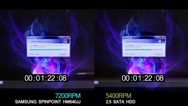 Laptop HDD : 5400 vs 7200 RPM Performance Test смотреть онлайн