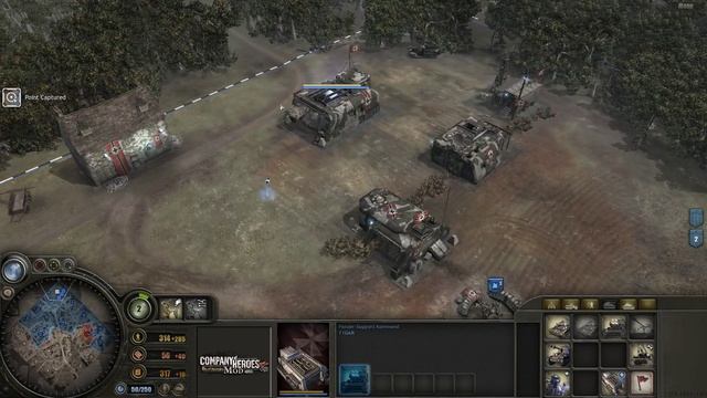 CoH Blitzkrieg Mod PvP _ Wirbelwind - 1v1 смотреть онлайн