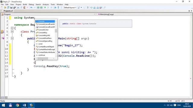 Begin 27 | dasturlash asoslari смотреть онлайн