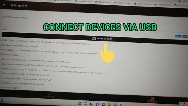 TBS Tango II 'Reload Crossfire FW in AgentX' error, fix by AgentM смотреть онлайн
