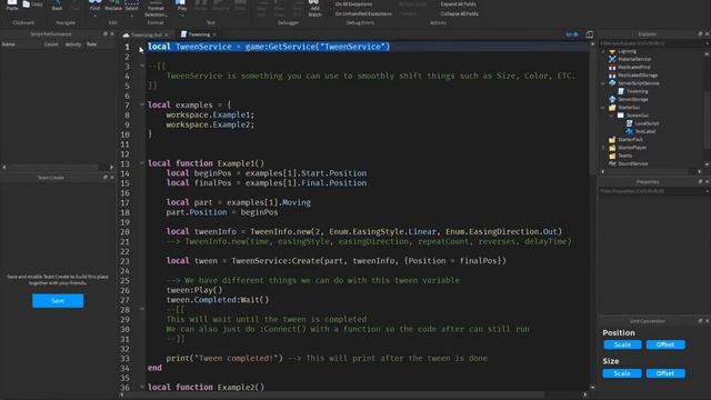 How to tween parts on Roblox Studio! (Model in desc) смотреть онлайн