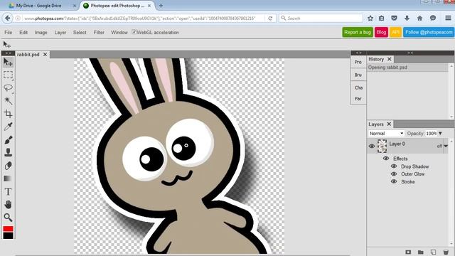 Editing PSD from Google Drive смотреть онлайн