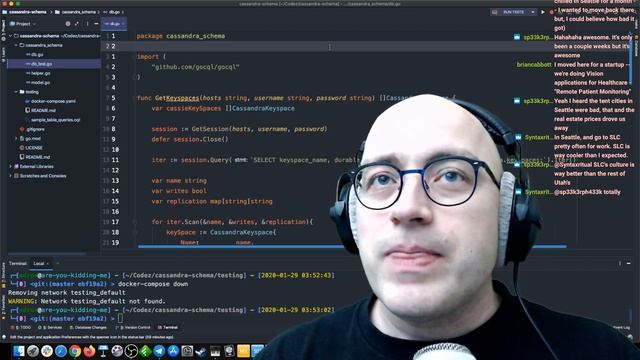 X0053 - An AMA and then some Go code, Cassandra CQL coding, then time permitting into Python. смотреть онлайн