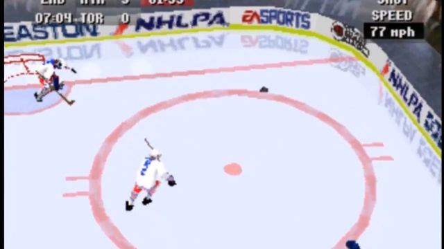 NHL 97 (PlayStation) New York Rangers vs. Toronto Maple Leafs смотреть онлайн