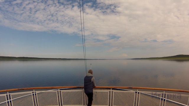 Теплоход А. Матросов. Игарка. Июль 2017г. смотреть онлайн