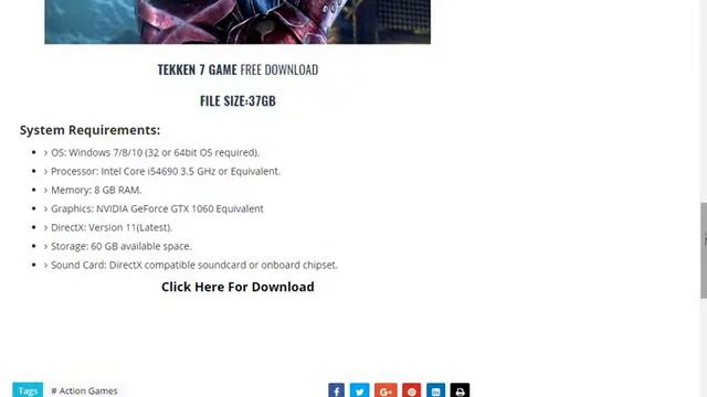 Tekken 7 Game Free Download Full Version For Pc  Azaditvlive.com  Itfunzone.net