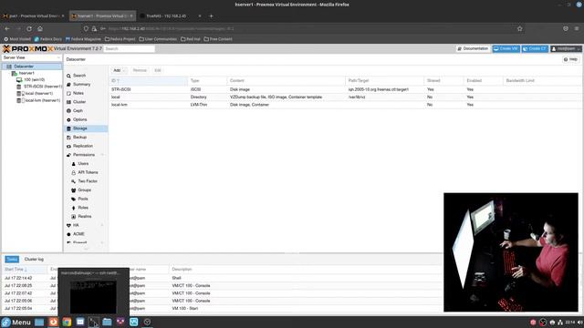 LIVE - TrueNAS+iSCSI+PROXMOX