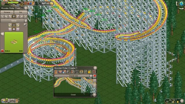 NEW Roller Coaster Tycoon Classic! - "MY RIDE BLEW UP!" смотреть онлайн