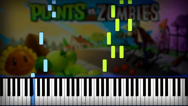 Plants vs Zombies (PvZ) - Grasswalk (Day Stage Soundtrack) Piano Tutorial (Sheet Music + midi cover смотреть онлайн
