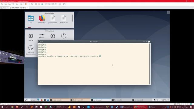 UNIR - Ejercicios Iptables NETinVM смотреть онлайн