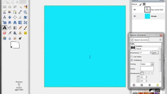[Tutorial] -Come realizzare una scritta ''arcobaleno'' su Gimp 2.8. смотреть онлайн