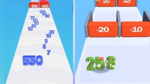 Number Master: Run and Merge - Number Run 3D 2048 game videos walkthrough Mobile part 1 123456789