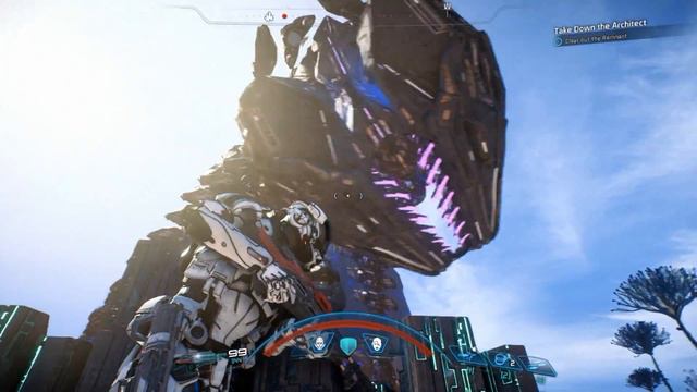 Mass Effect: Andromeda | Eos Remnant Architect Battle смотреть онлайн