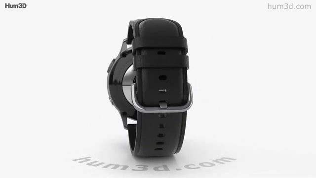 Samsung Galaxy Watch Active 2 40mm Stainless Steel Silver 3D model by Hum3D.com смотреть онлайн