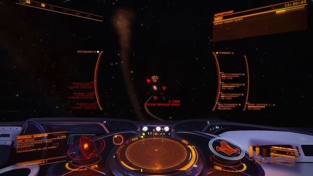 Elite dangerous: Imperial Cutter Combat Build/Gameplay смотреть онлайн