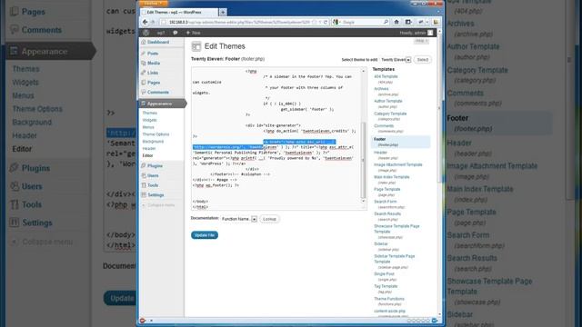Remove the "proudly powered by wordpress" footer смотреть онлайн